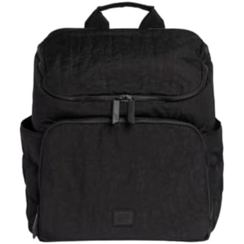 Freshly Picked Mini Zurich Diaper Bag Backpack – Lightweight Baby Bag for Mom, 12 Pockets, Wide Opening, Insulated Pocket, Laptop Sleeve, Luggage Sleeve, Wipeable & Spill-Resistant, Ebony