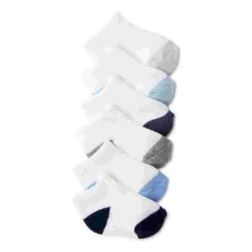 Carter's Child of Mine Baby Boy Low-Cut Terry Socks, 6 Pack, Sizes 0-12 Months