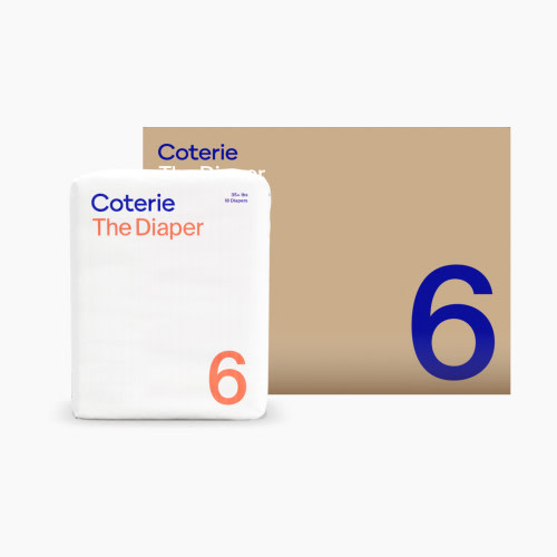 Coterie Ultra Soft Diapers, Monthly Supply - Size 6, 108 Count