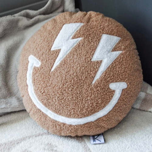 Tan Smiley Plush – Kickin it up Socks