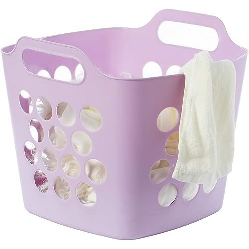 Flexible Plastic Carry Laundry Basket