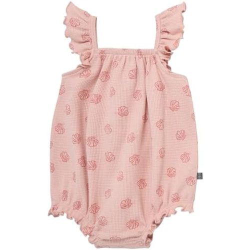 Modern Moments by Gerber Baby Girls Mini Flutter Sleeve Bubble Romper