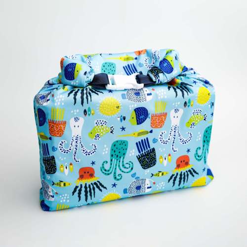 Roll Top Space Saver Water Resistant Small Wet Bag Travel Storage Bag