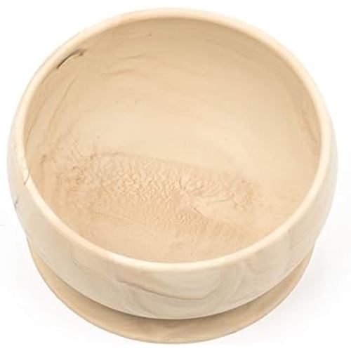 Bella Tunno Wonder Bowl - Silicone Suction Bowl for Toddlers and Baby Bowls, Microwave and Dishwasher Safe Food-Grade BPA Free Silicone, Wood