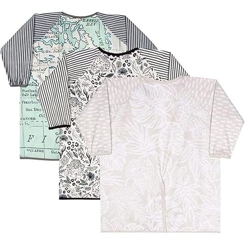 Bibbrella Premium Bib - Full Coverage with Lap Protection - Water-Resistant Long Sleeve Smock
