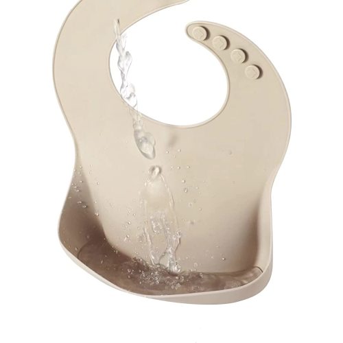 PandaEar Silicone Baby Bib for Girls Boys| Adjustable Waterproof Eating Bibs| BPA Free Soft Durable Silicone Bibs for Babies & Toddlers with Large Pocket Food Catcher