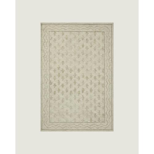 Lief Hand-Tufted Wool Rug - Natural / Sage 6' 0" x 9' 0"