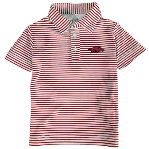 Arkansas Razorbacks Garb Toddler Carson Polo - Cardinal