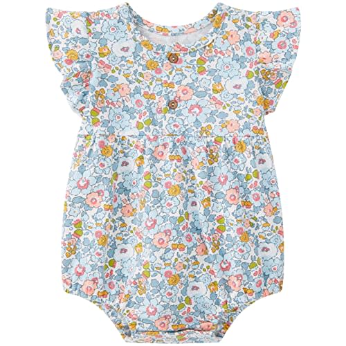 pureborn Baby Girls Boys Bodysuit Super Soft Cotton Romper 0-24 Months