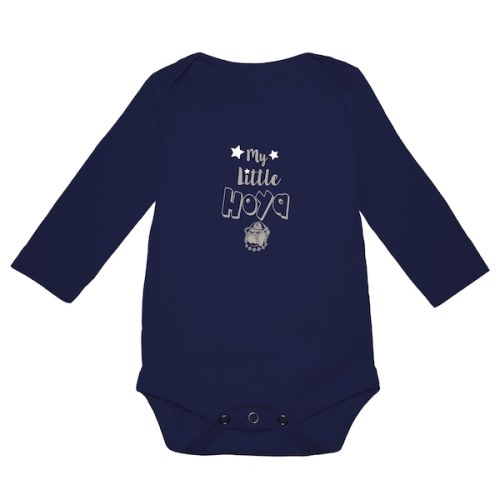Youth navy Georgetown Hoyas Onesie - 6 Months