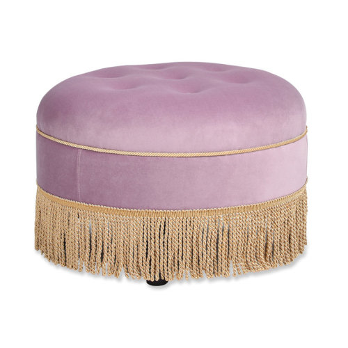 Neptune Velvet Ottoman