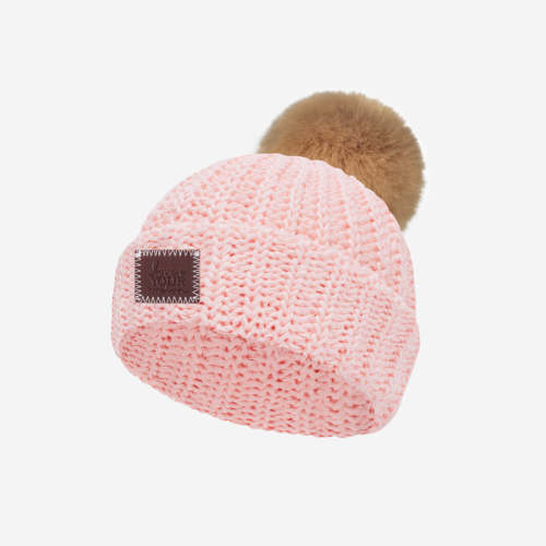Blush Baby Pom Beanie