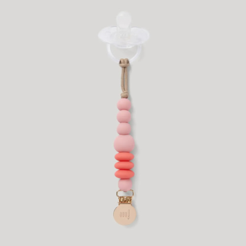 Rose Mini Pacifier Clip