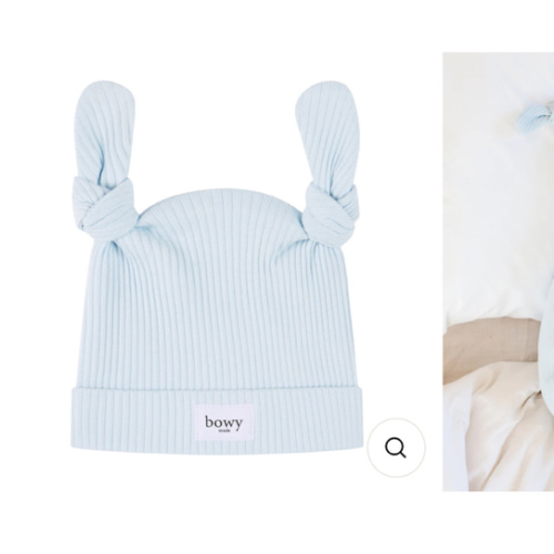 Double Knot Beanie - Powder Blue