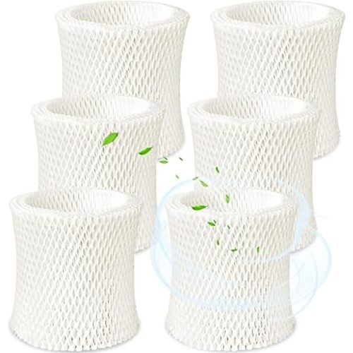 Humidifier Replacement Filter for Canopy Bedside and Nursery, 6-Pack Humidifier Wicking Replacement Filter Compatible with Canopy Bedside Humidifier ONLY, Made with Wood Pulp and Paper Filter