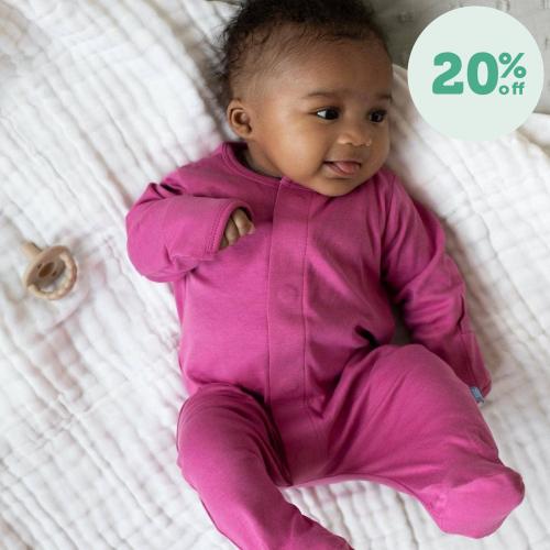 berry wine organic organic cotton magnetic parent favorite footie – Magnetic Me
