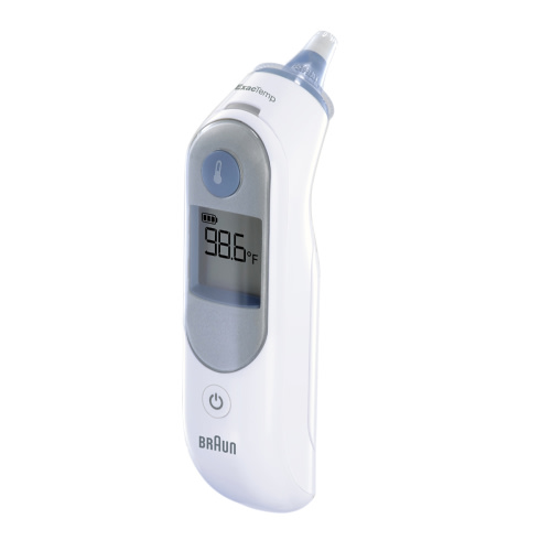 Braun Kids ThermoScan 5 Ear Thermometer, Quick Read, Sanitary, Memory Function, White, IRT6500US