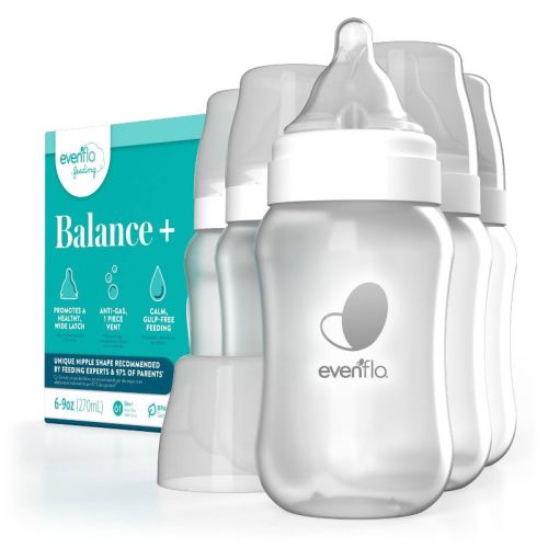 Evenflo 3pk Balance Wide-neck Anti-colic Baby Bottles - 9oz