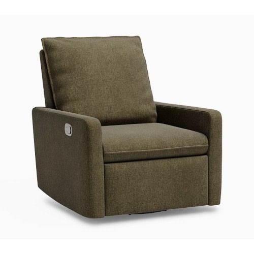 Paxton Manual Recliner Performance Plush Chenille Moss