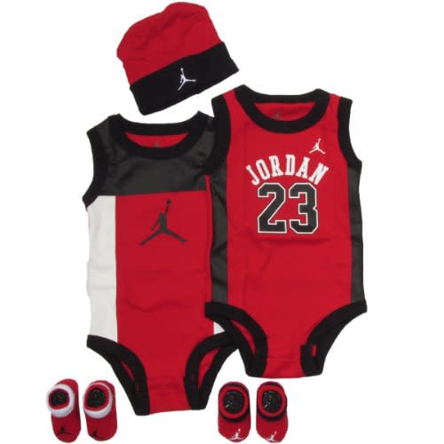 Nike Jordan Baby Set Perimeter for Boys and Girls Red, 0-6 Months