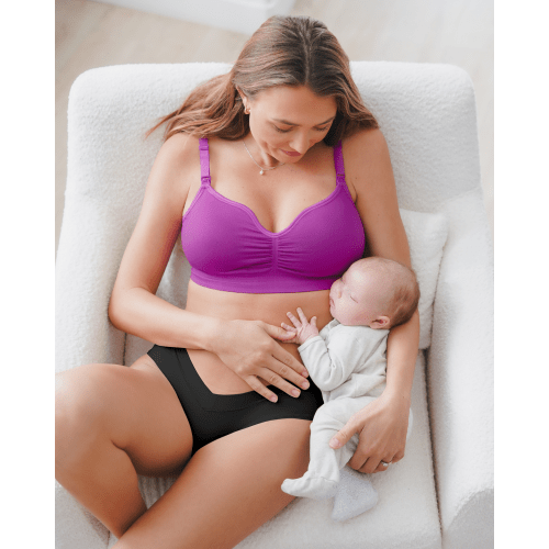 Tatum Seamless Maternity & Nursing Bralette | Orchid