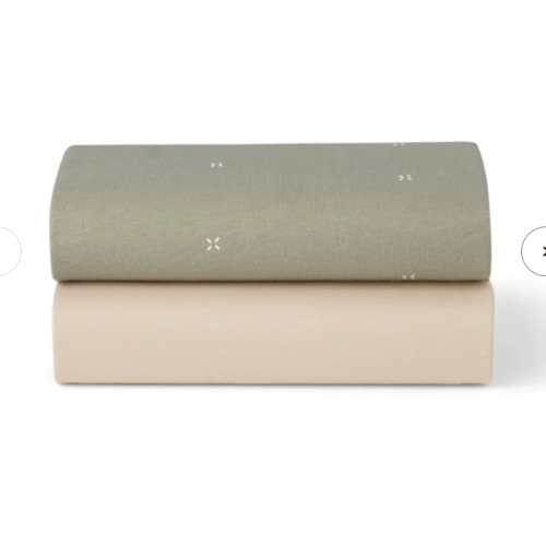 Snuz 2 Pack Fitted Sheets Bassinet