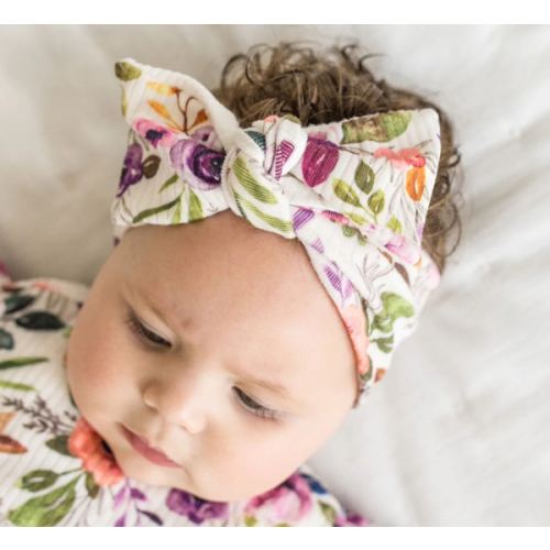 Newborn Headband for Girl - Newborn Head Wraps | Mama Coco