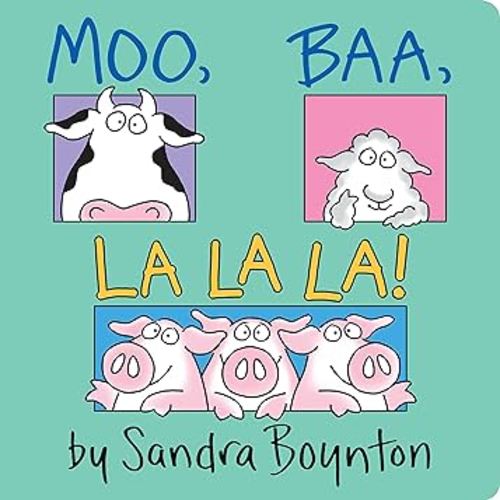 Moo, Baa, La La La!: Oversized Lap Board Book