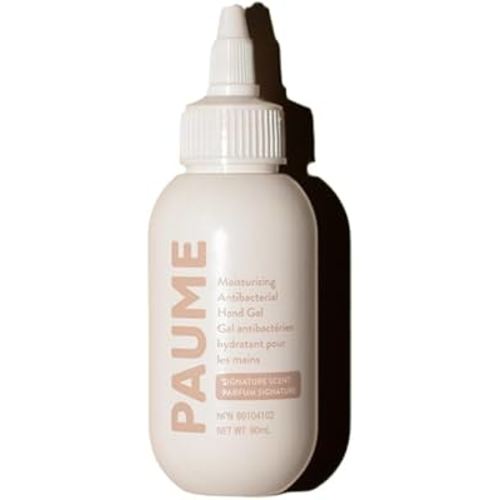 PAUME Moisturizing Antibacterial Sanitizer Hand Gel, 3 Fl Oz, Silicon & Paraben Free, No Artificial Fragrances & Vegan, Long-Lasting Hydration