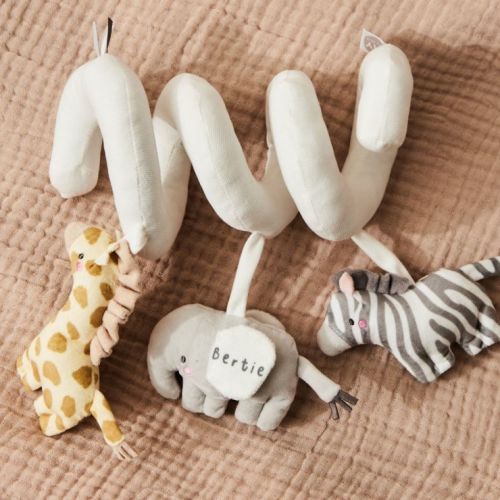Personalized Safari Animal Spiral Toy