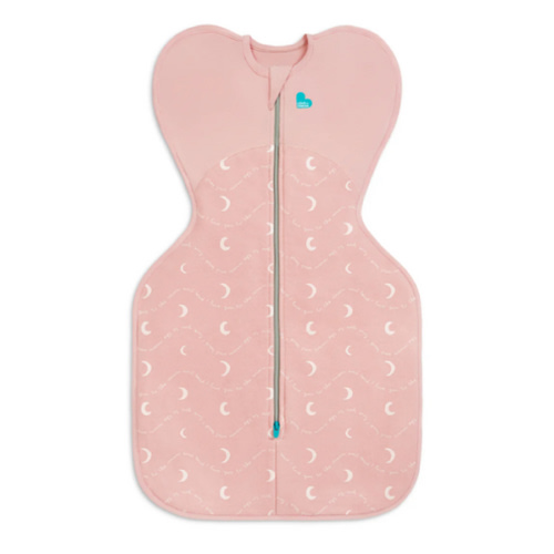 Swaddle Up™ 1.5- 2.5 TOG Cotton Dusty Pink Moon and Back