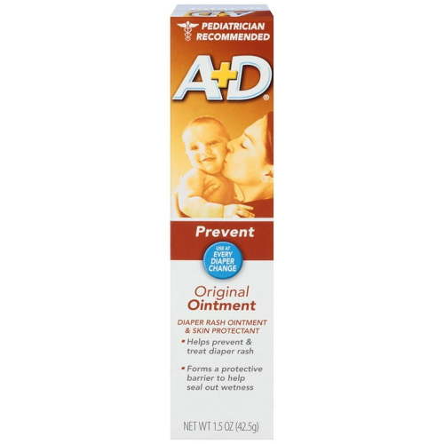 A+D Original Diaper Rash Ointment | Baby Skin Moisturizer 4 Oz Tube | Baby Rash Cream | Butt Paste Diaper Cream | Multipurpose Healing Ointment | Baby Supplies | Butt Cream | Rash Cream Baby
