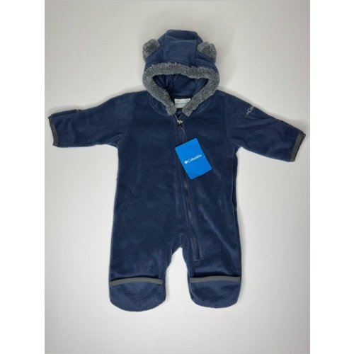 Columbia Tiny Bear II Bunting 0-3M NWT Fleece Baby Snowsuit Blue