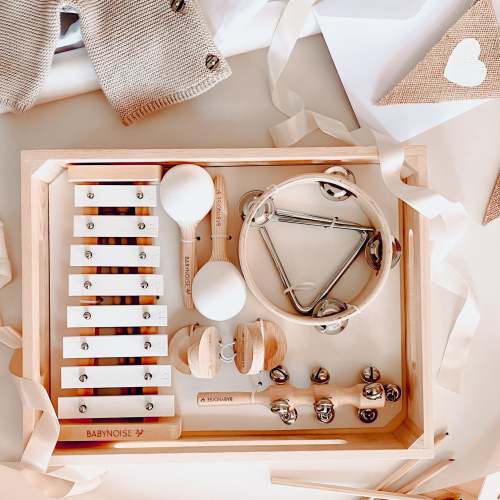 Babynoise Musical Box Gift Set - 8 Piece
