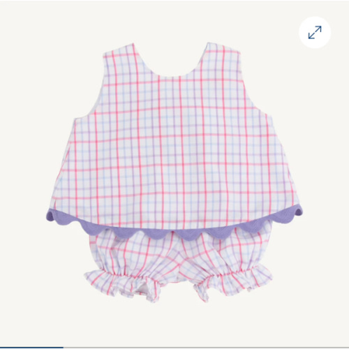 Susanne Swing Top Set - Winter Park Windowpane with Palisades Purple R