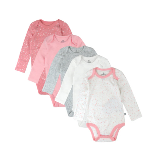 5-Pack Organic Cotton Long Sleeve Bodysuits | Honest Baby Clothing