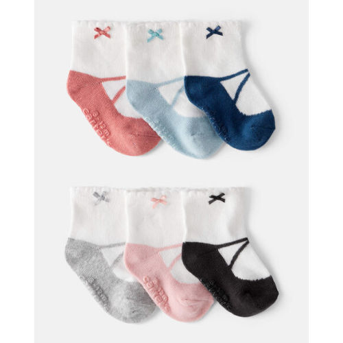Baby Girl 6-Pack Ankle Socks | Carter's