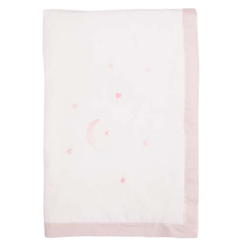 BABY OVER THE MOON COTTON STROLLER BLANKET