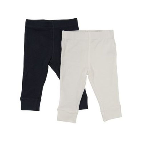 Leveret Baby Two Pack Legging Navy and Green 3 Month