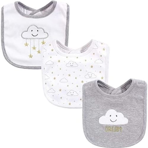 Hudson Baby Unisex BabyCotton Bibs