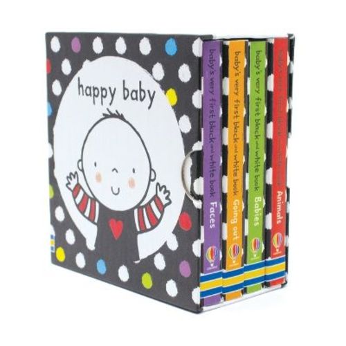 Baby's Very First Black And White Little Library - (baby's Very First Books) By Fiona Watt (hardcover)
