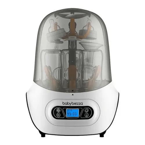 Baby Brezza Baby Bottle Sterilizer and Dryer Machine, Electric Steam, Universal Fit, 0 Month+, 29.2 x 21.6 x 40.6 cm - White Online in UAE, Buy at Best Price from FirstCry.ae - 1fdb3ae2fc969