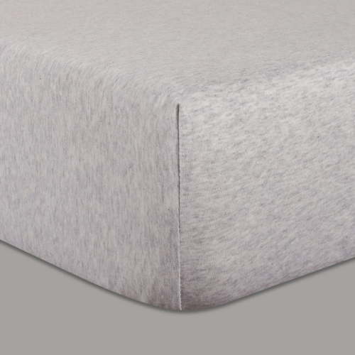 Parent's Choice Jersey Teens 100% Cotton Crib Fitted Sheet, Crib, Gray