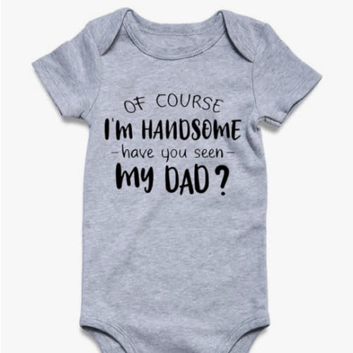 UNIFACO Unisex Baby Funny Saying Outfit Short and Long Sleeve Bodysuits Romper 0-18M