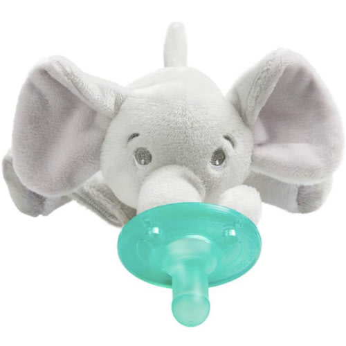 Amazon.com: Philips AVENT Soothie Snuggle Pacifier Holder with Detachable Pacifier, 0m+, Elephant, SCF347/03