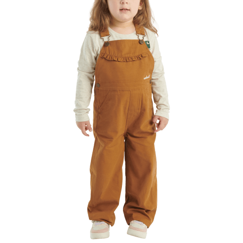 Carhartt Canvas Ruffle Front Overalls for Babies or Toddlers