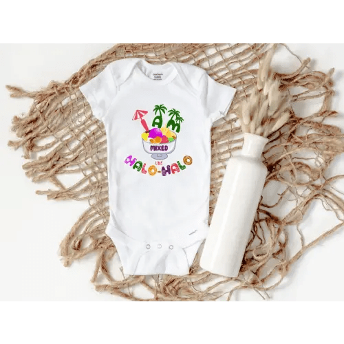 I Am Mixed Like Halo-halo, Filipino Shirt, Filipino Baby, Pinay, Pinoy, Philippines, Filipino Kids, Baby Clothes, Newborn, Onesies® Brand