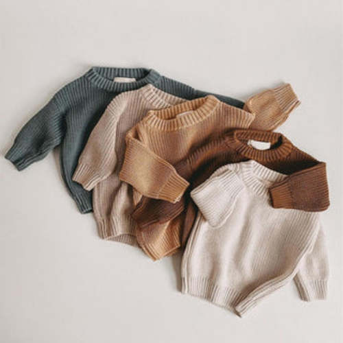 Knitted Round Neck Sweater | RYAN AND REMI