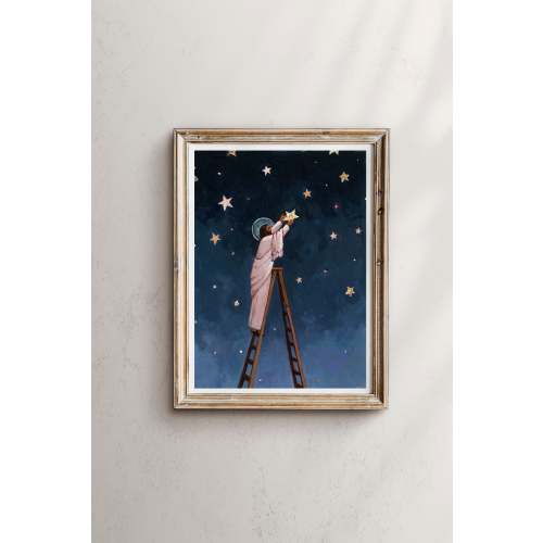'He Places Stars In The Sky For You' Print