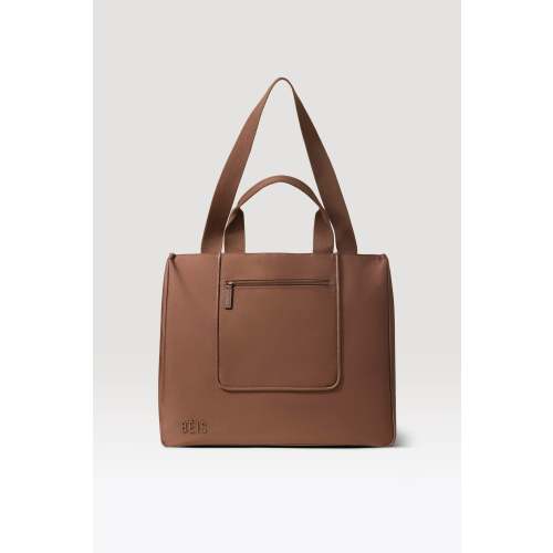 BÉIS 'The East To West Tote' in Maple - Brown Recycled Carry-On Travel Tote Bag